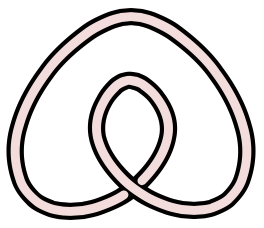 [a closed line that goes over, under forming a shape much like a loop within a loop]]