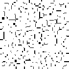 A mostly white square with some small black dots and lines